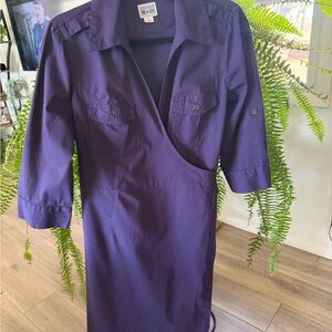 Converse Purple Shirt Dress